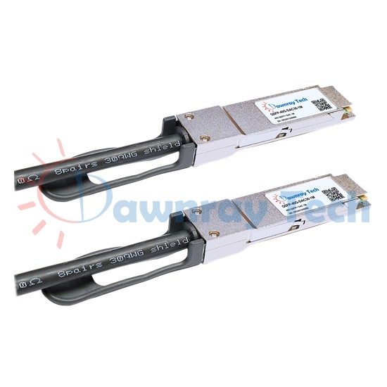 1m (3.28ft) H3C LSWM1QSTK0 相容 QSFP+ to QSFP+ 直連電纜 40GBASE-CR4 40Gbps Twin-axial 1m (3.28ft) H3C LSWM1QSTK0 相容 QSFP+ to QSFP+ 直連電纜 40GBASE-CR4 40Gbps Twin-axial
