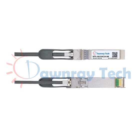 5m (16.4ft) 中性泛用 SFP-10G-DAC24-5M SFP+ to SFP+ 直連電纜 10GBASE-CR 10Gbps Twin-axial