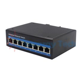 8 埠工業級 PoE 非網管型 100M Ethernet 乙太網路交換機 8 電 8 PoE