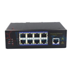 9 埠工業級 PoE 非網管型 100M Ethernet 乙太網路交換機 9 電 8 PoE