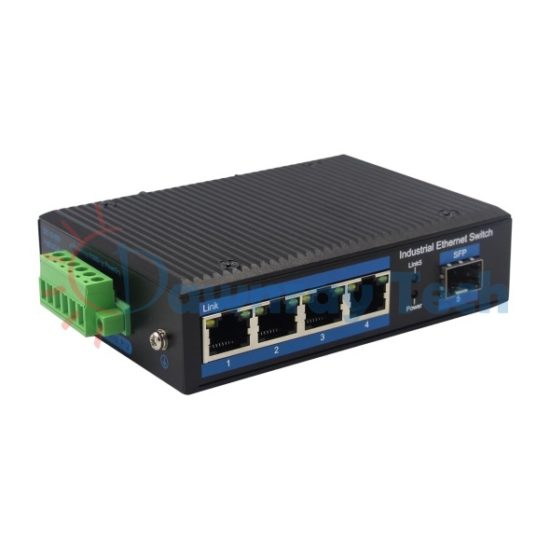 5 埠工業級非網管型 100M Ethernet 乙太網路交換機 1 光 4 電
