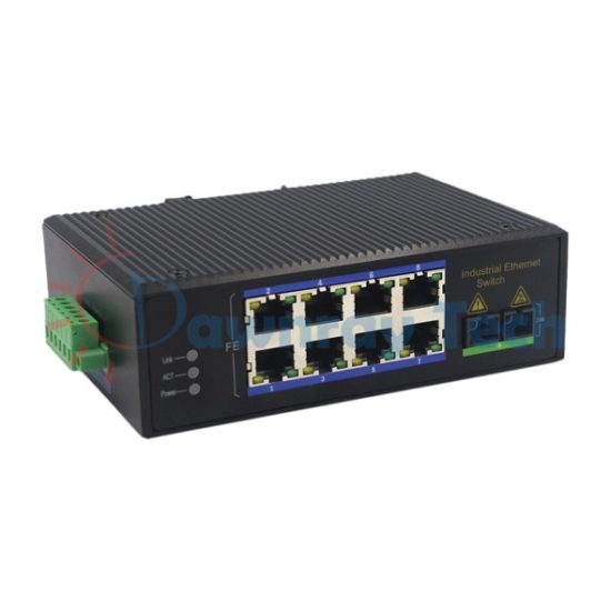 9 埠工業級非網管型 100M Ethernet 乙太網路交換機 1 光 8 電