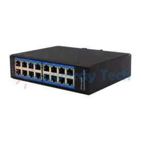 16 埠工業級非網管型 Gigabit Ethernet 乙太網路交換機 16 電