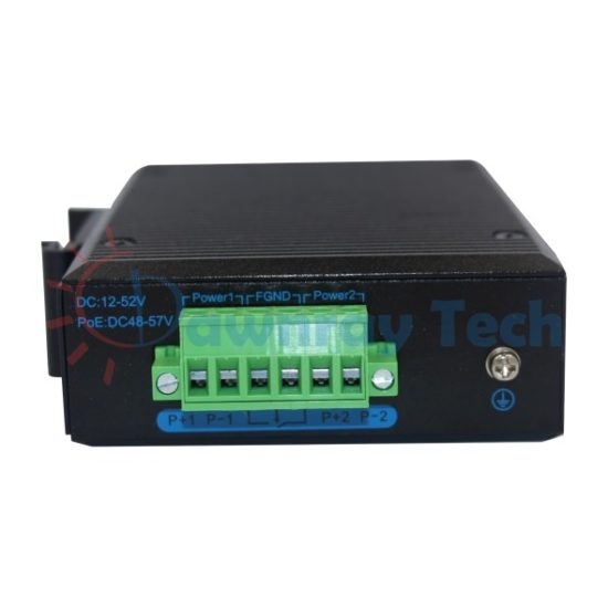 5 埠工業級 PoE 非網管型 Gigabit Ethernet 乙太網路交換機 5 電 5 PoE