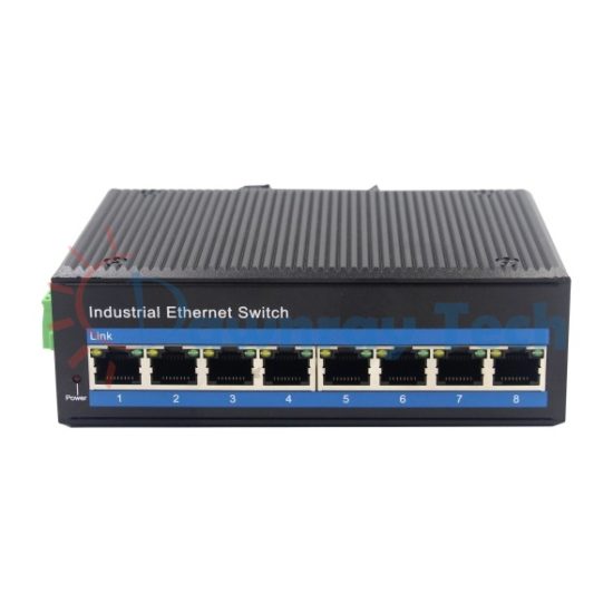 8 埠工業級非網管型 Gigabit Ethernet 乙太網路交換機 8 電