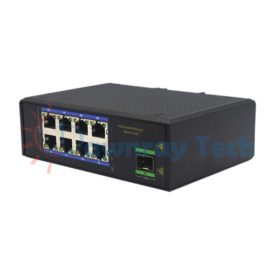 9 埠工業級非網管型 Gigabit Ethernet 乙太網路交換機 1 光 8 電