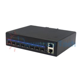 10 埠工業級非網管型 Gigabit Ethernet 乙太網路交換機 8 光 2 電