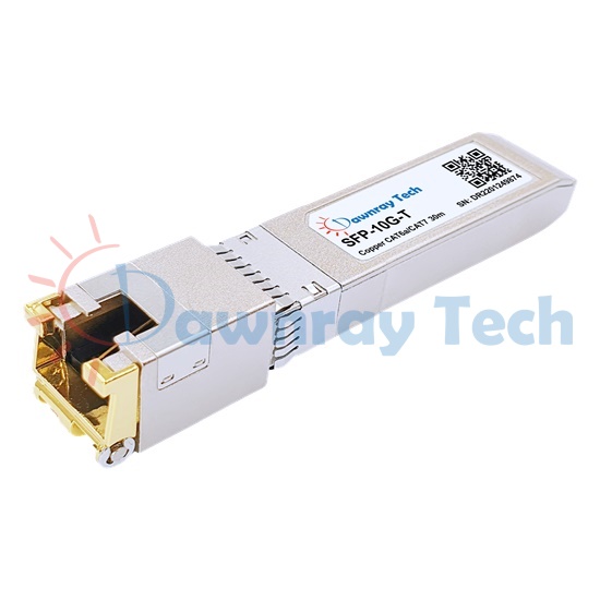 HPE Aruba JL563A 相容 SFP+ 銅纜模組 10GBASE-T 10.3Gbps CAT6a/CAT7 雙絞線 RJ45 30m